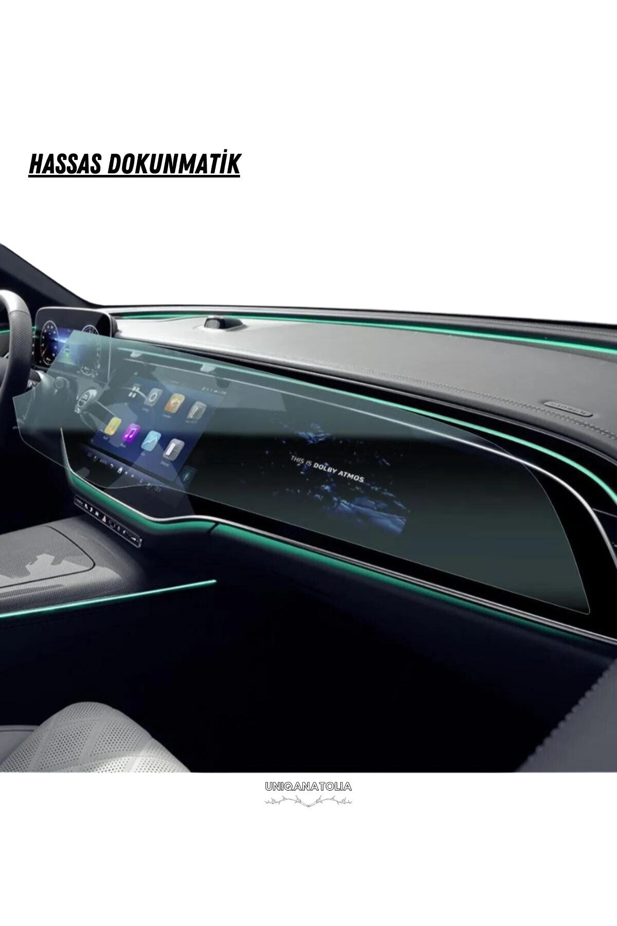 Mercedes E220 2024 Multimedya Ve Yolcu Ekranı Uyumlu Nano Ekran Koruyucu