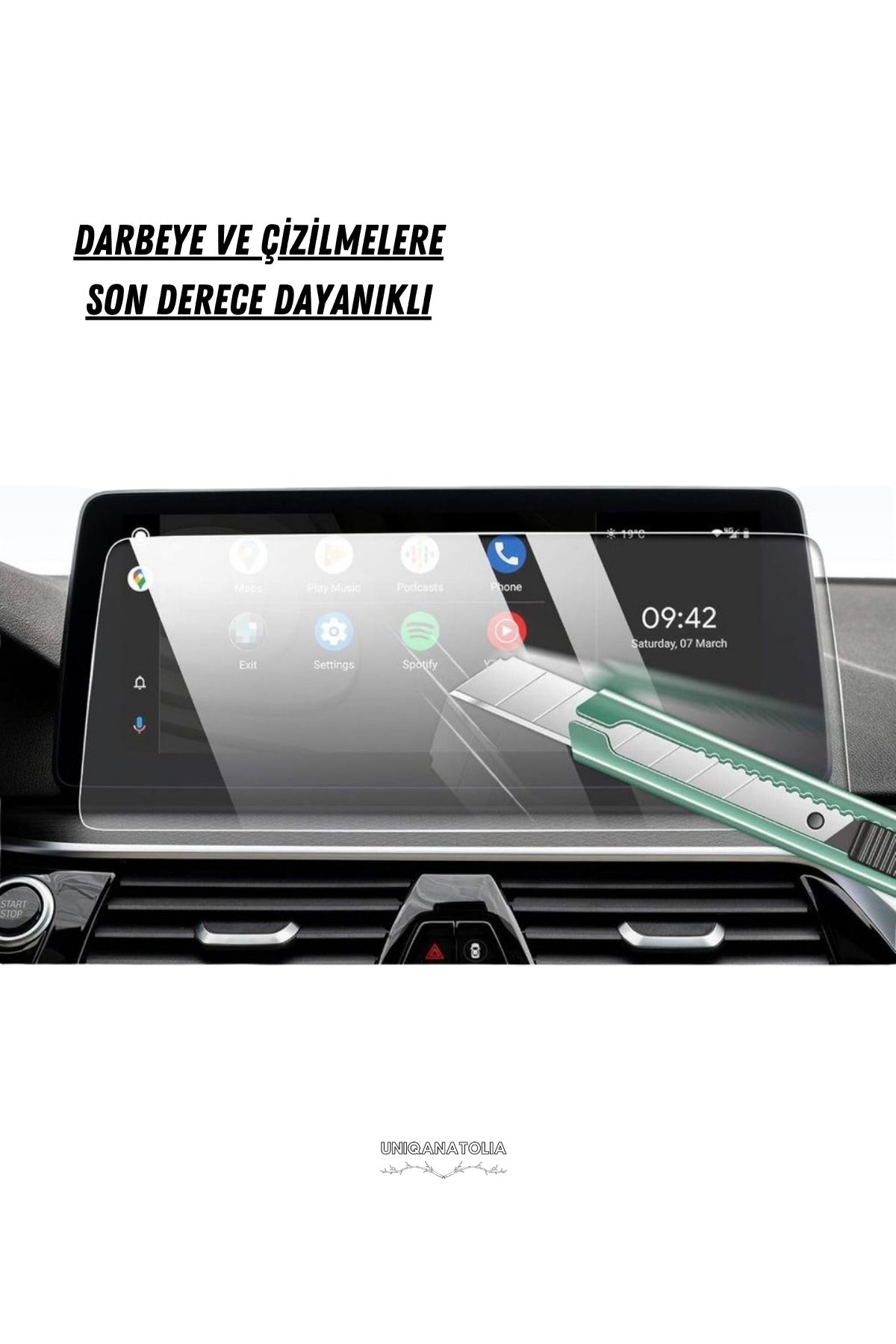 Bmw G30 520 Lci Makyajlı Kasa Multimedya Uyumlu Nano Ekran Koruyucu