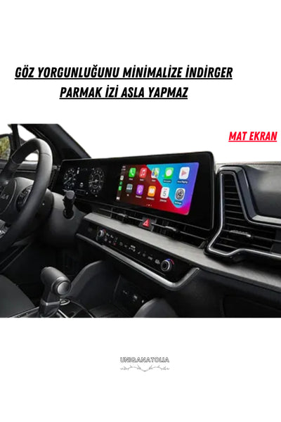 Kia Yeni Sportage Cool-Cool Plus 2024 Dijital Gösterge ve Bilgi Ekran Uyumlu Mat Ekran Koruyucu