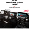 Citroen C4X 2021- 2024 Hayalet Gösterge ve Multimedya Uyumlu Mat Ekran Koruyucu