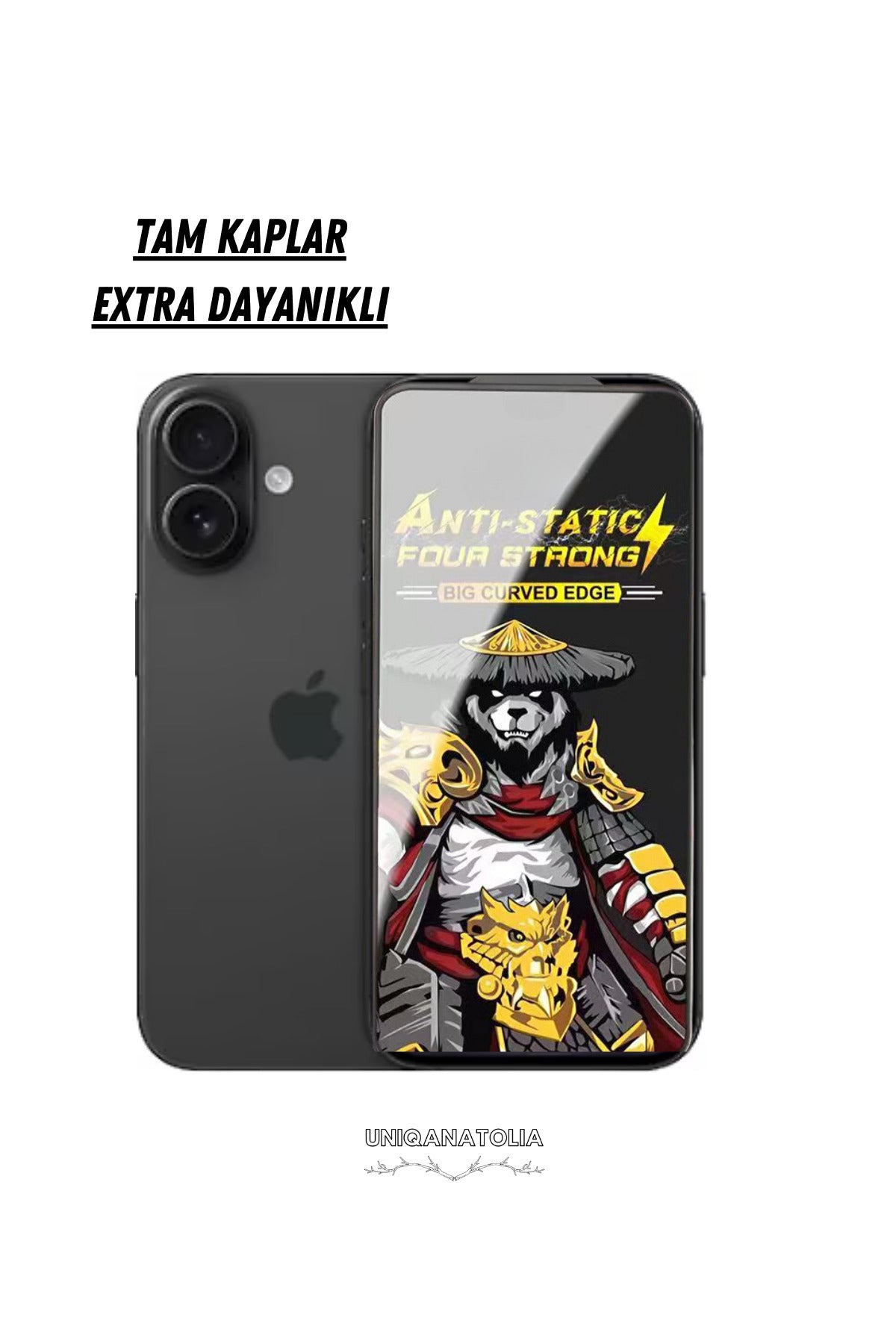 İphone 16 Anti-static 3d Toz Tutmayan Kırılmaz Ekran Koruyucu