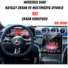 Mercedes S400 Hayalet Ekran Ve Multimedya Uyumlu Set Mat Ekran Koruyucu