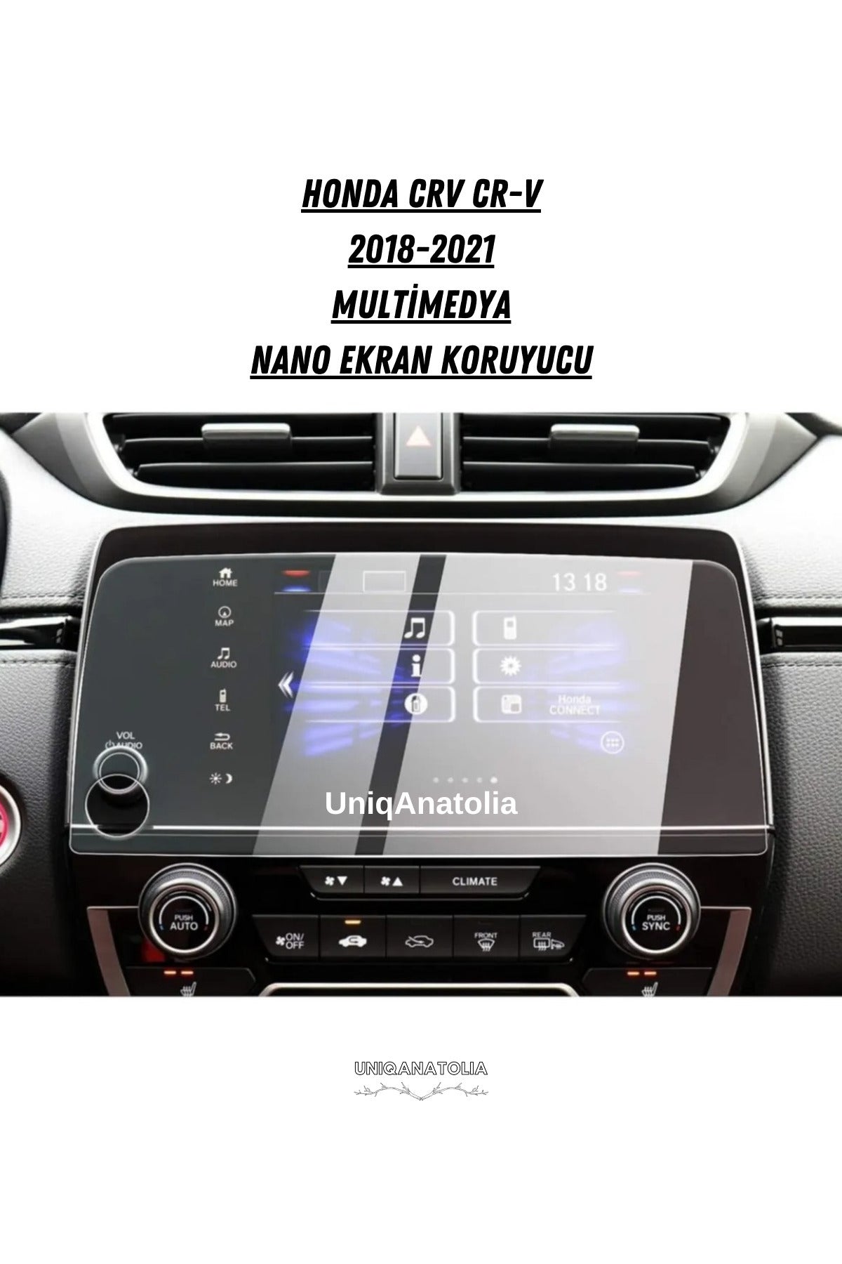 Honda Crv Cr-V 2018 - 2021 Navigasyon ve Multimedya Nano Ekran Koruyucu