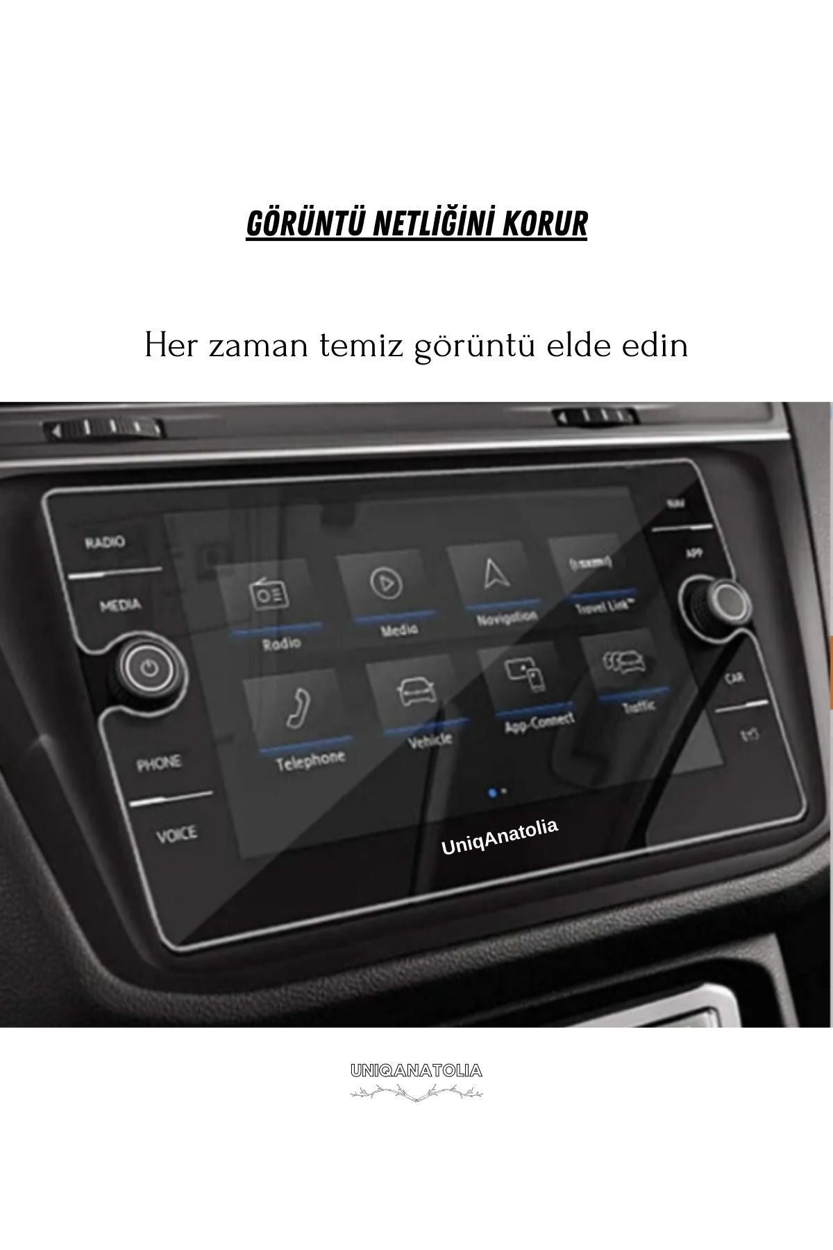 Volkswagen Tiguan 8 inç Navigasyon Nano Ekran Koruyucu