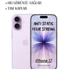 iPhone 17 Anti-Static 3D Toz Tutmayan Kırılmaz Ekran Koruyucu
