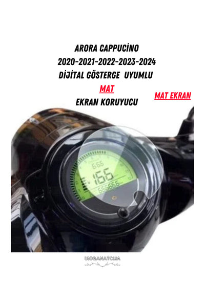 Arora Cappucino 2020-2024 Dijital Gösterge Uyumlu Mat Ekran Koruyucu