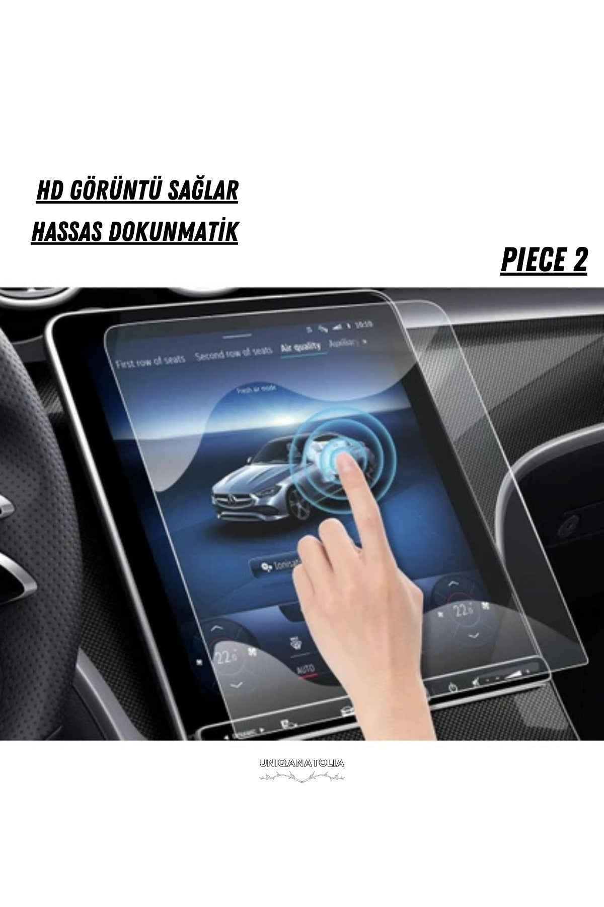 Mercedes S500 2024 Hayalet Gösterge ve Multimedya Uyumlu Premium Set Nano Ekran Koruyucu