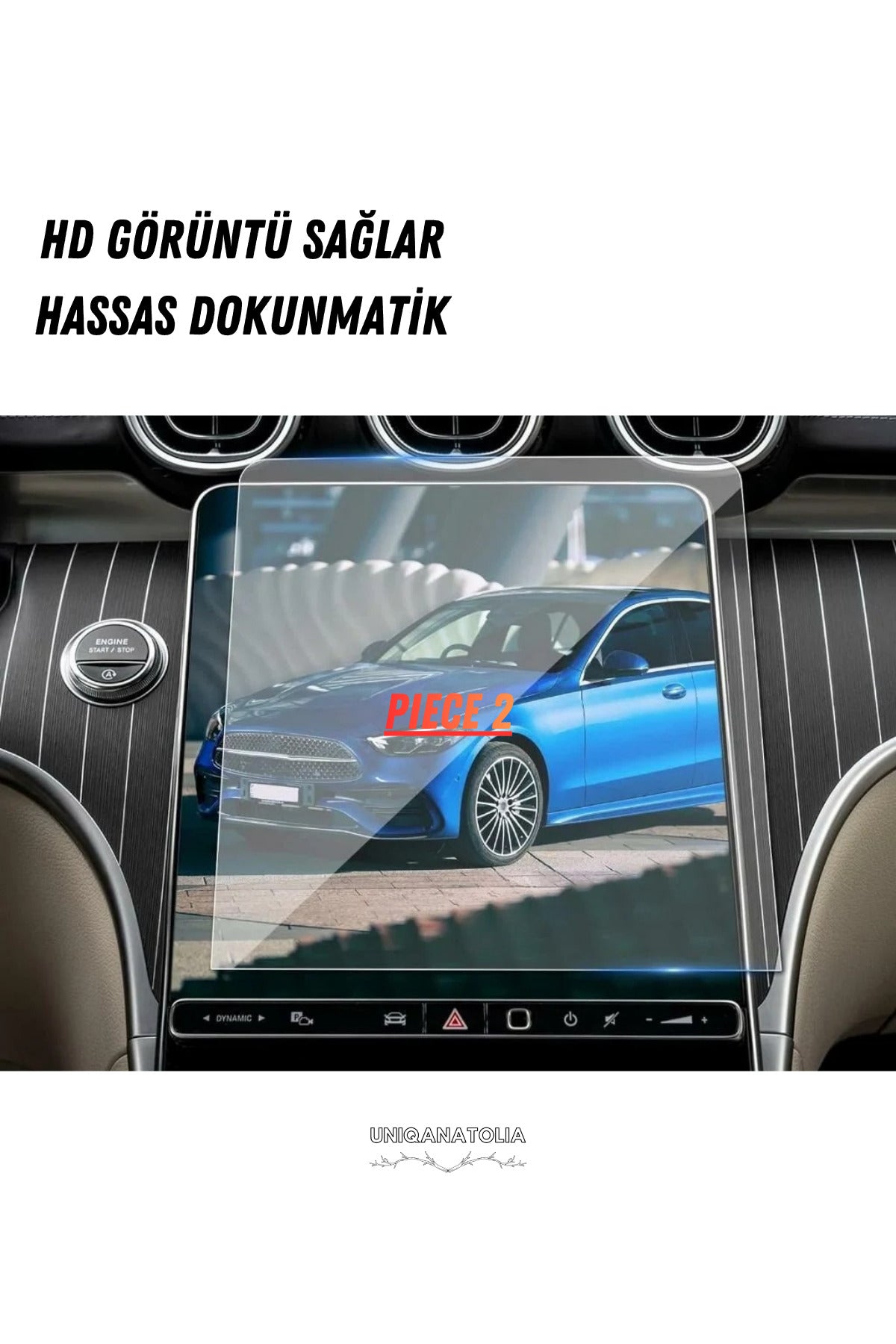 Mercedes S400 Hayalet Ekran Ve Multimedya Uyumlu Set Nano Ekran Koruyucu