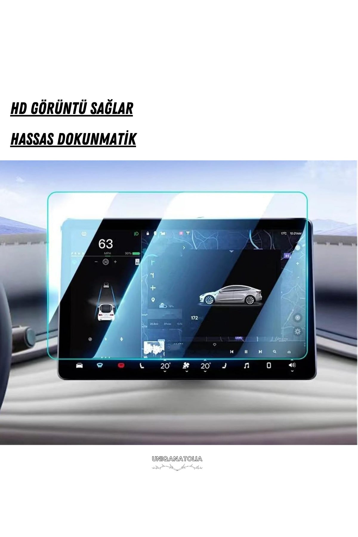 BYD HAN 2024-2025 Navigasyon ve Multimedya Uyumlu Nano Ekran Koruyucu