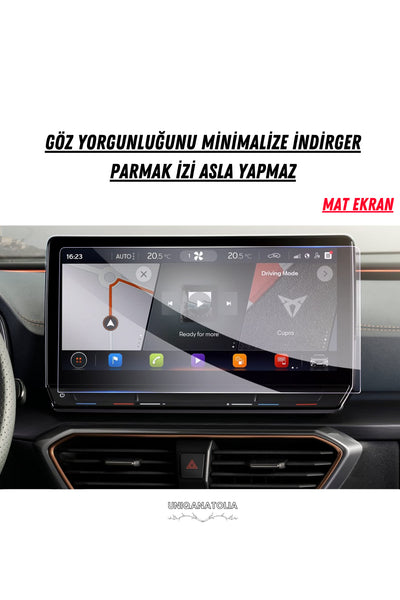 Seat Cupra Formentor 2021-2023 Navigasyon ve Multimedya Uyumlu Mat Ekran Koruyucu