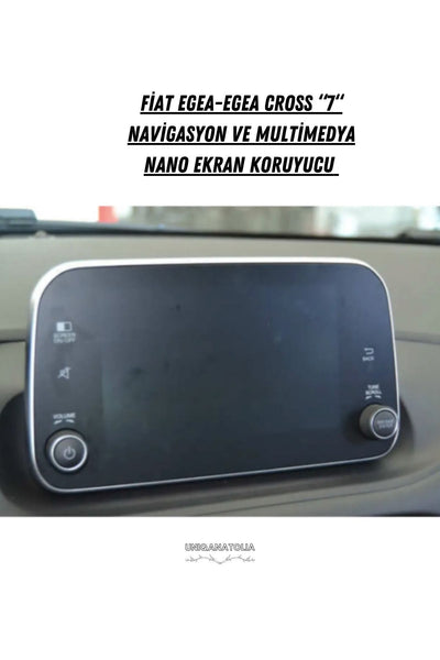 Fiat Egea - Egea Cross 7" Multimedya Nano Ekran Koruyucu