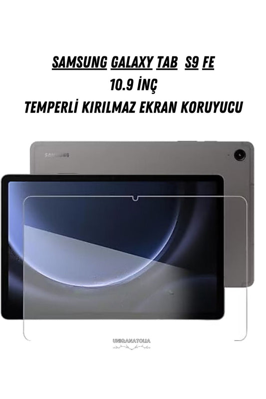 Samsung Galaxy Tab S9 FE Temperli Kırılmaz Ekran Koruyucu