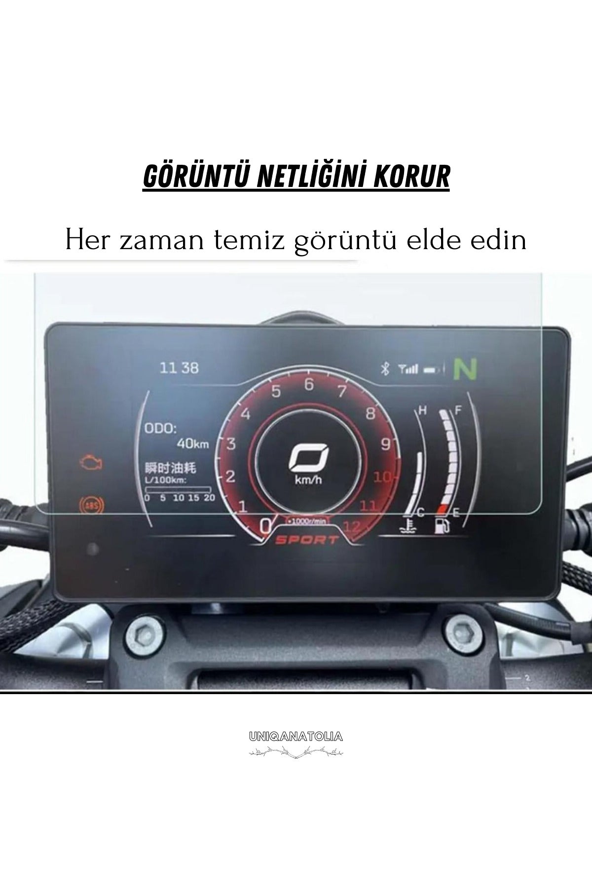 Cf Moto 250 NK Yeni Kasa Dijital Gösterge Uyumlu Nano Ekran Koruyucu 2023 2024