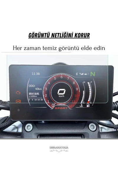 Cf Moto 250 NK Yeni Kasa Dijital Gösterge Uyumlu Nano Ekran Koruyucu 2023 2024
