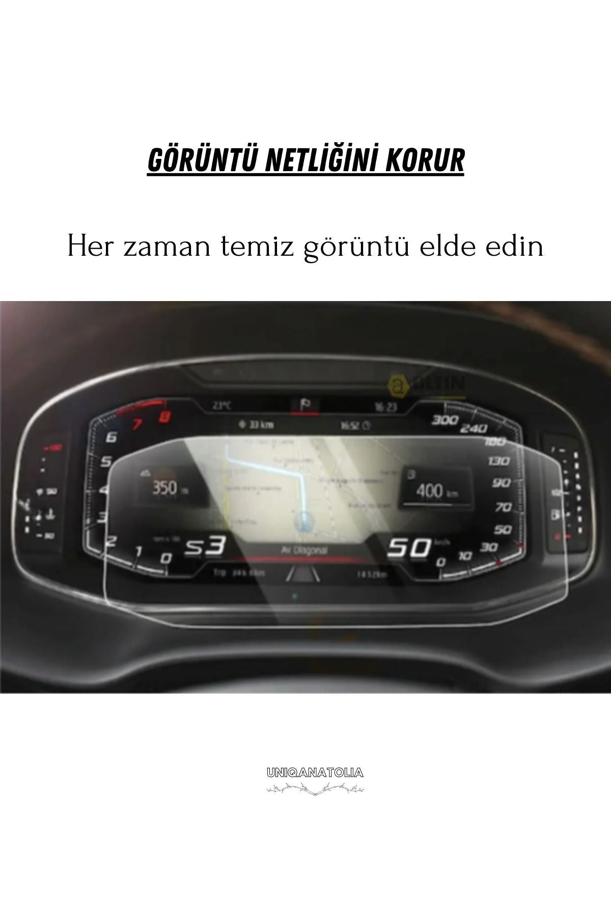 Seat Leon 10.25 Inç Dijital Gösterge Uyumlu Nano Ekran Koruyucu