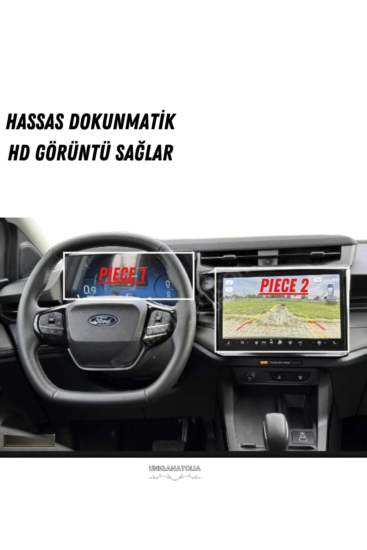 Ford Puma 2025-2026 Hayalet Gösterge Ve Multimedya Uyumlu Set Nano Ekran Koruyucu