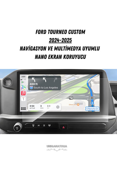 Ford Tourneo Custom 2024-2025 Navigasyon ve Multimedya Uyumlu Nano Ekran Koruyucu