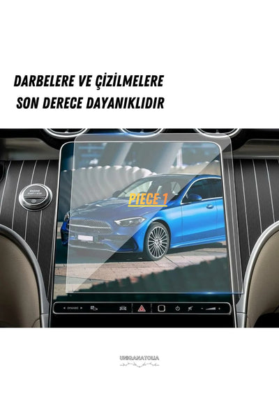 Mercedes C200 2025 Hayalet Gösterge ve Multimedya Uyumlu Set Nano Ekran Koruyucu