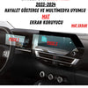 Citroen C4x Shine Paket Uyumlu Hayalet Ekran Ve Multimedya Mat Ekran Koruyucu