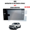 Volkswagen T-cross 8 Inç Navigasyon Uyumlu Nano Ekran Koruyucu 2022