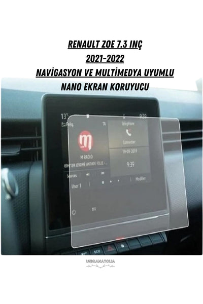 Renault Megane E-tech 2022-2023 Gösterge Panel Uyumlu Nano Ekran Koruyucu