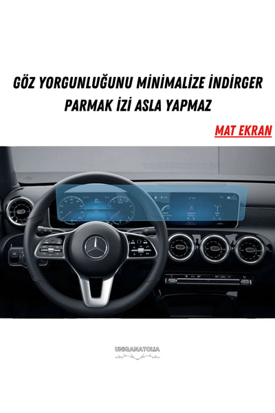 Mercedes CLA 200 2025 Navigasyon ve Bilgi Ekran Uyumlu Mat Ekran Koruyucu