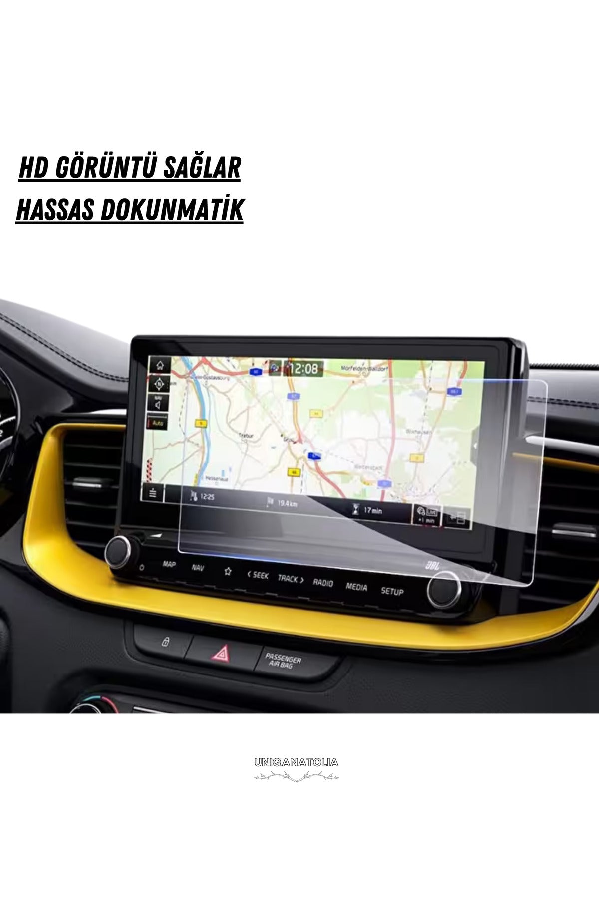 Kia XCeed 2025 Navigasyon ve Multimedya Uyumlu Nano Ekran Koruyucu