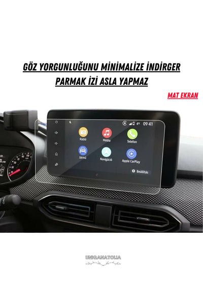 Dacia Duster 2021-2024 Navigasyon ve Multimedya Uyumlu Mat Ekran Koruyucu
