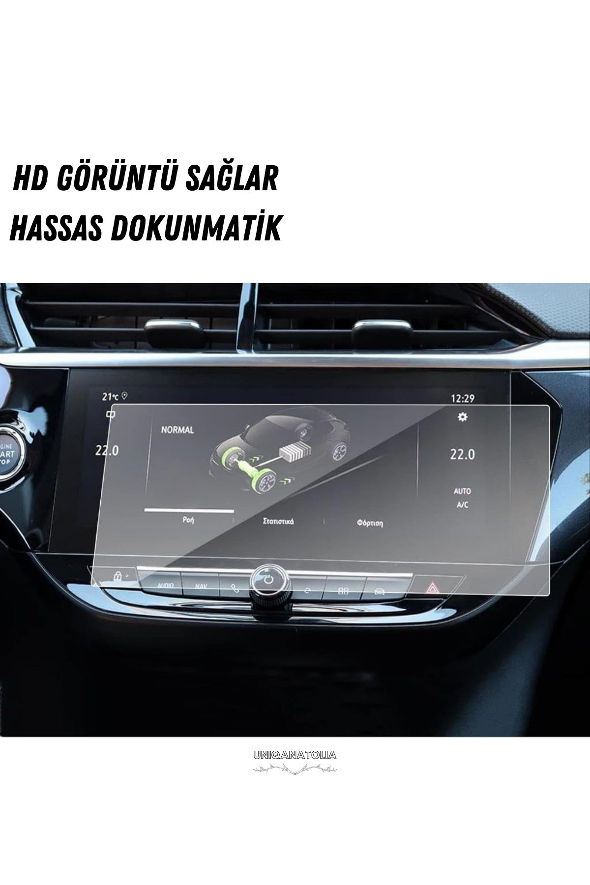 Opel Corsa 2025 Navigasyon ve Multimedya Uyumlu Nano Ekran Koruyucu