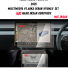 Tesla Model Y Juniper Multimedya ve Arka Ekran Set Nano Ekran Koruyucu