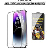 iPhone 14 Pro Kırılmaz Antı-Statıc 3D Toz Tutmayan Ekran Koruyucu