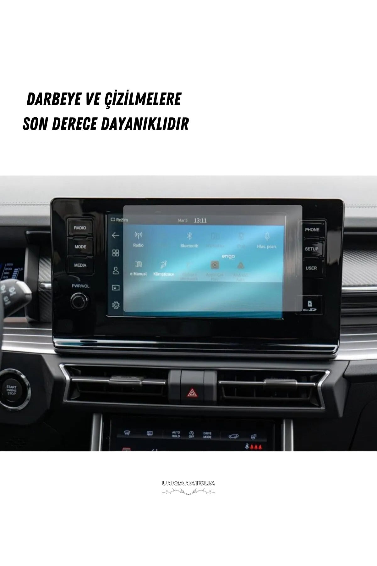 SsangYong Torres 2023-2024 Navigasyon ve Multimedya Uyumlu Nano Ekran Koruyucu
