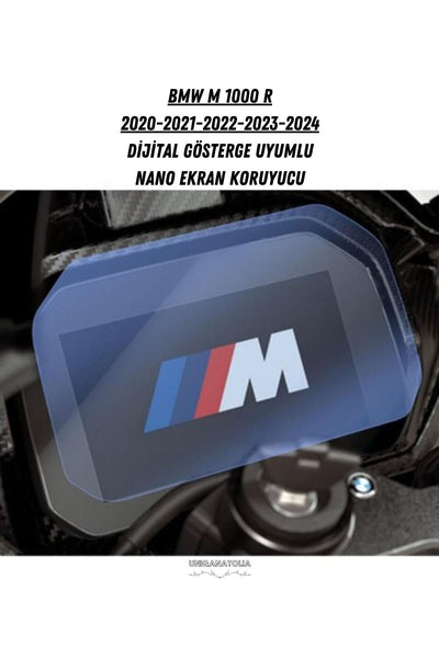 BMW M 1000 R 2020 2021 2022 2023 2024 Dijital Gösterge Uyumlu Nano Ekran Koruyucu