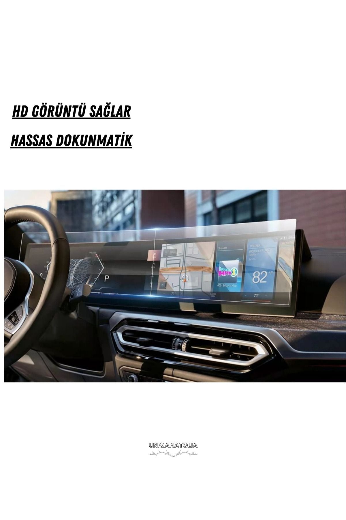 Bmw I4 2022 2023 2024 Dijital Gösterge Ve Navigasyon Uyumlu Nano Ekran Koruyucu