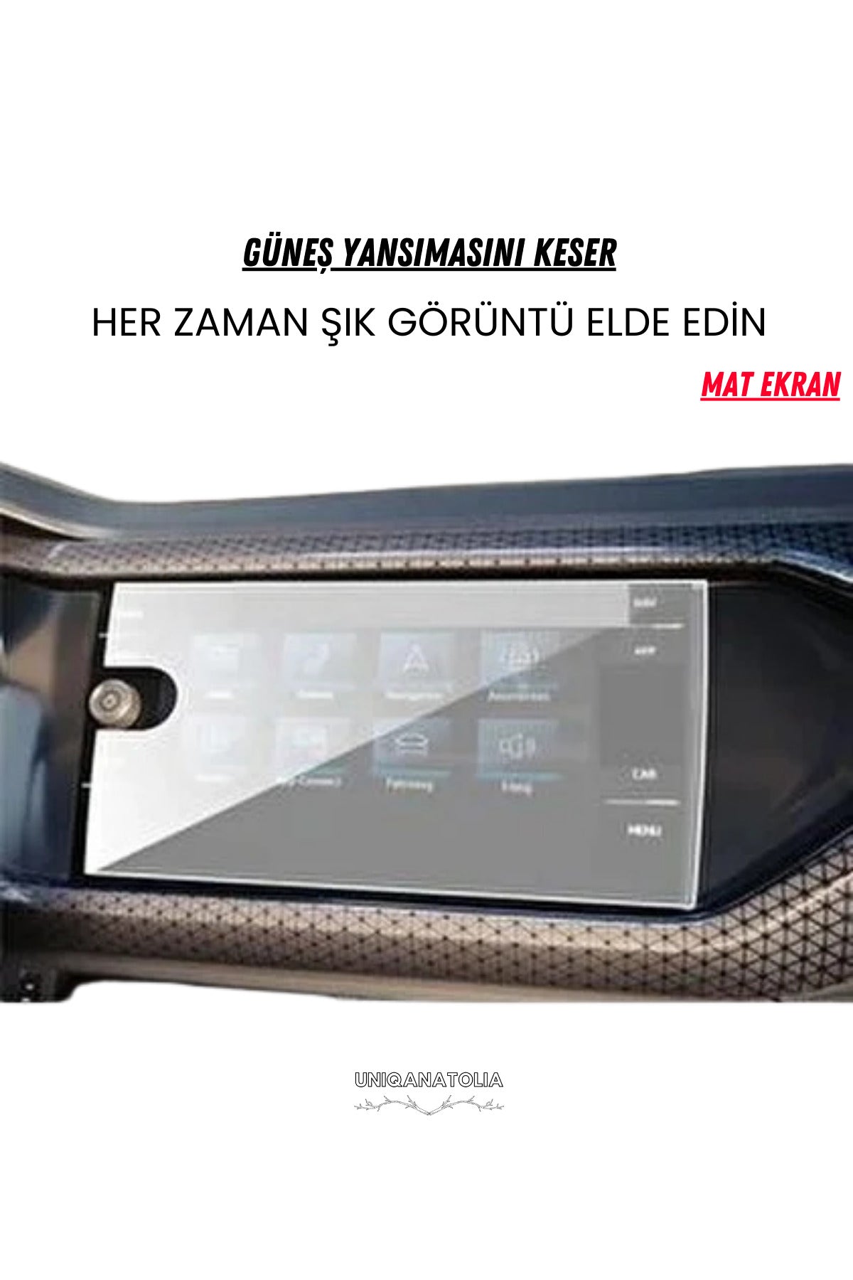 Polo Tek Tuş 2024 Navigasyon ve Multimedya Mat Ekran Koruyucu