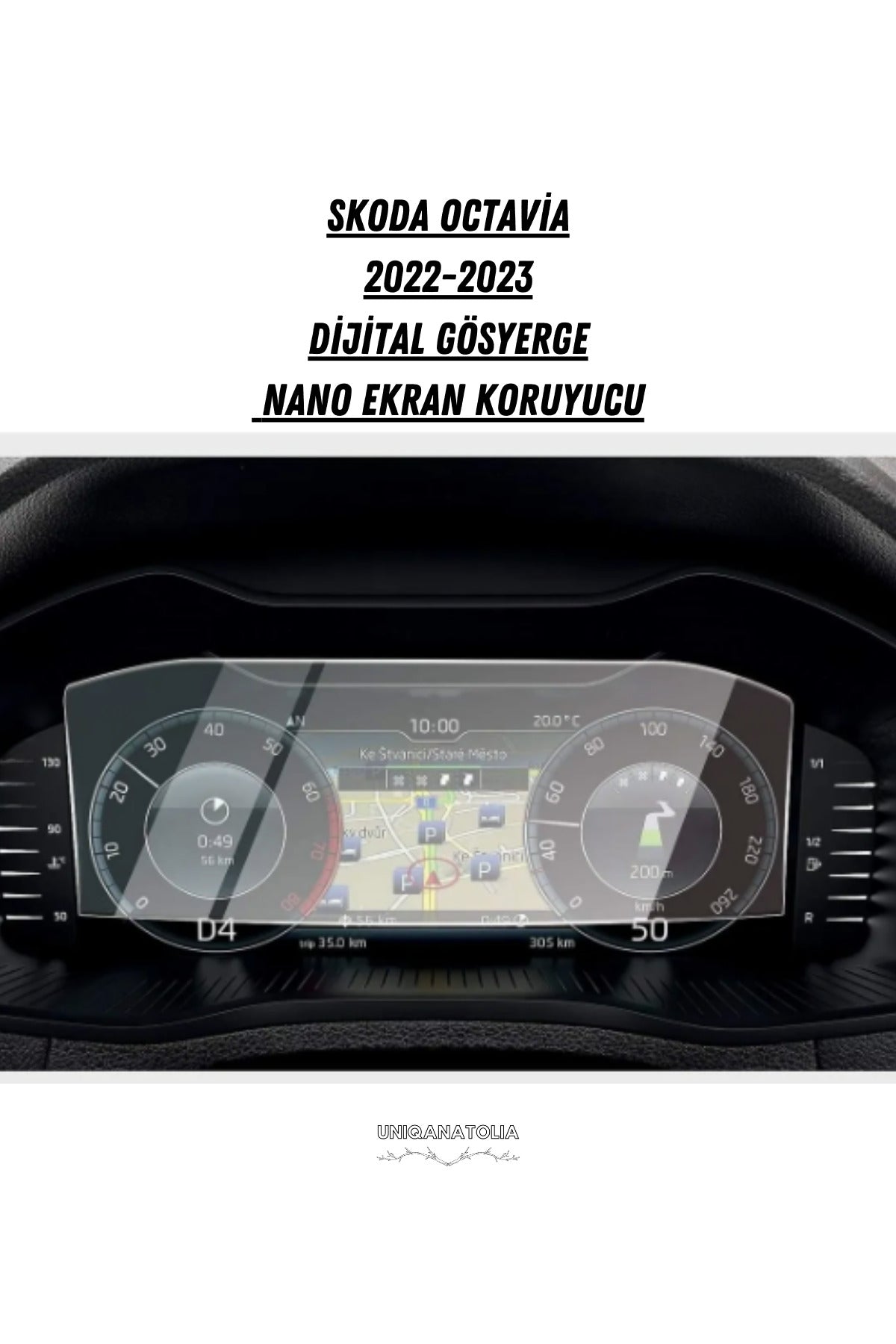 Seat Leon 10.25 Inç Dijital Gösterge Uyumlu Nano Ekran Koruyucu