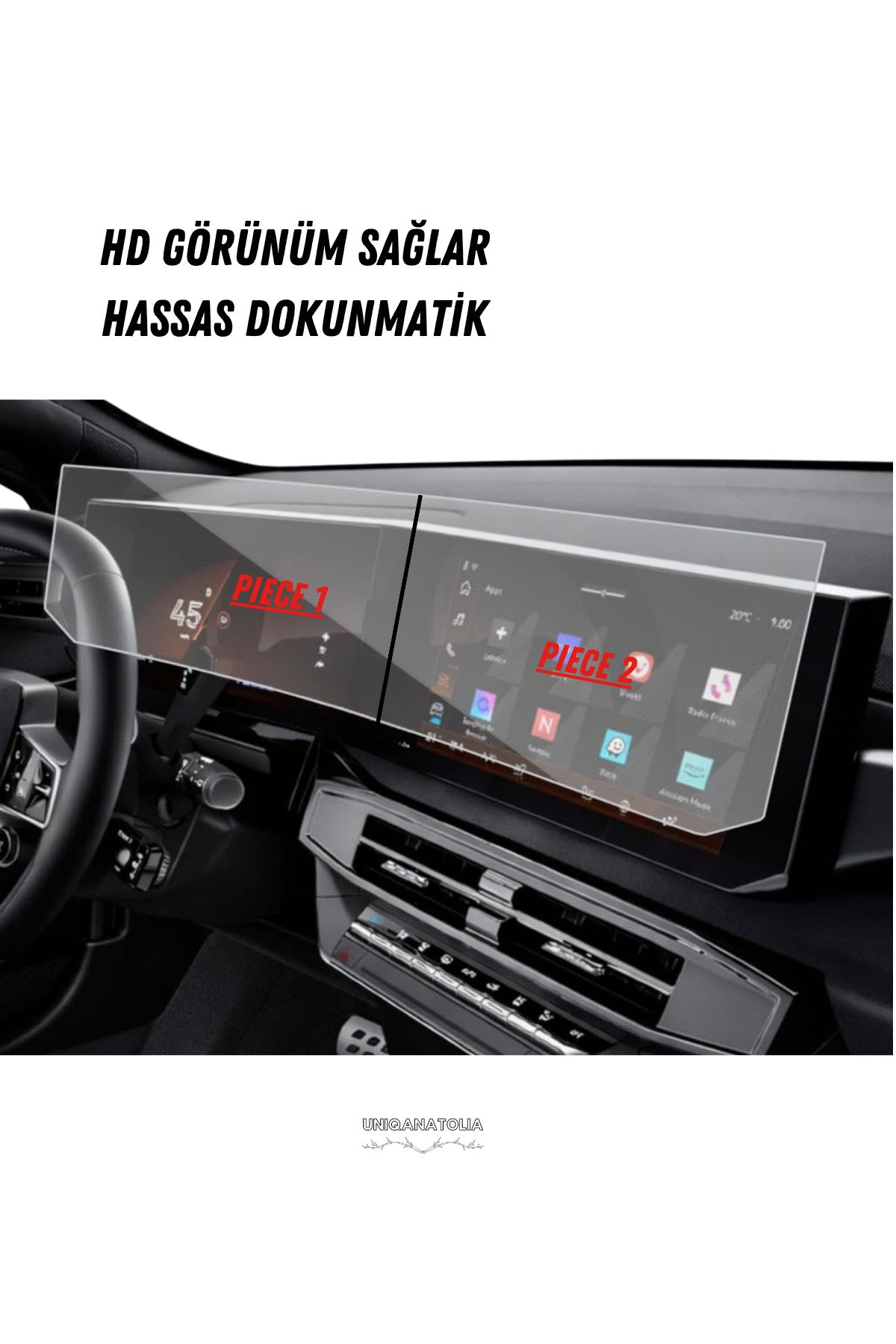Renault Clio Esprit Alpine 2026 Hayalet Gösterge ve Multimedya Uyumlu Nano Ekran Koruyucu