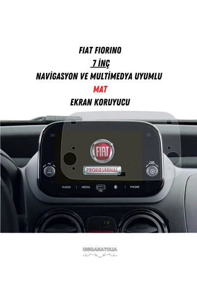 Fiat Fiorina 7 İnç Navigasyon ve Multimedya Uyumlu Mat Ekran Koruyucu