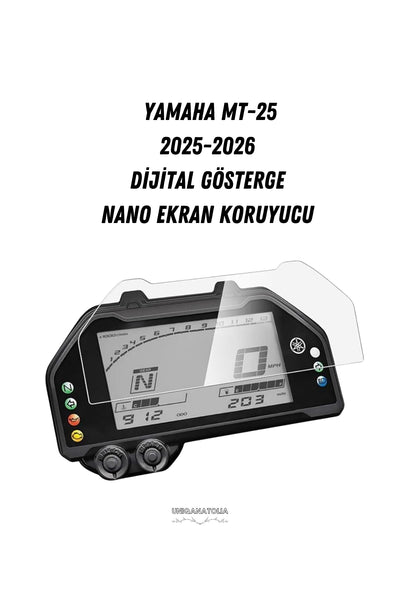 Yamaha MT-25 2025-2026 Dijital Gösterge Uyumlu Nano Ekran Koruyucu
