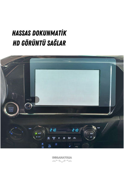 Toyota Hilux 2024-2025 Navigasyon ve Multimedya Uyumlu Nano Ekran Koruyucu