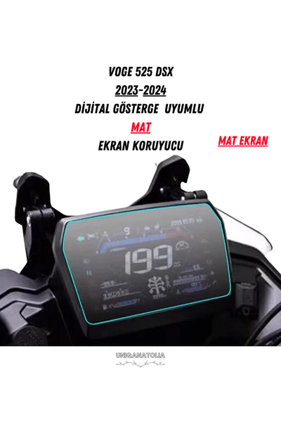 Voge 525 DSX 2023 2024 Dijital Gösterge Uyumlu Nano Ekran Koruyucu
