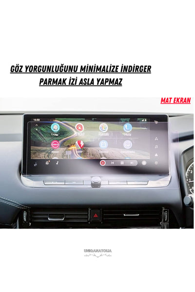 Nissan Qashqai 2025 Navigasyon ve Multimedya Uyumlu Mat Ekran Koruyucu