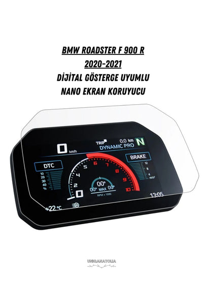 BMW Roadster F 900 R 2020 2021 Dijital Gösterge Uyumlu Nano Ekran Koruyucu