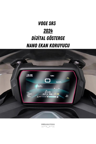 Voge Sr3 2024 Dijital Gösterge Uyumlu Mat Ekran Koruyucu