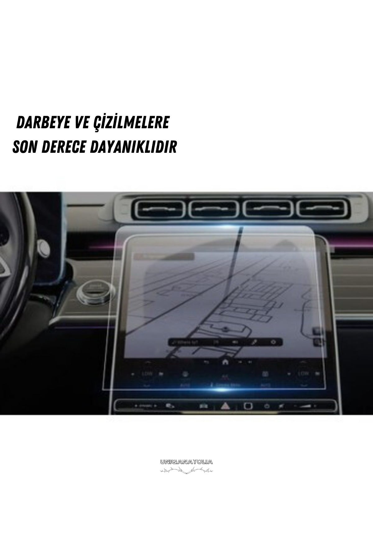 Mercedes S500 2024 Navigasyon ve Multimedya Uyumlu Premium Nano Ekran Koruyucu