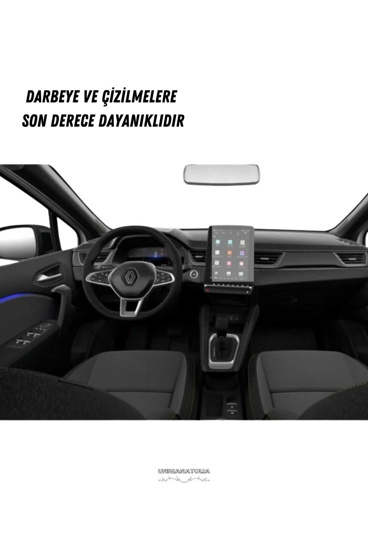 Renault Captur Techno 2024 Navigasyon ve Multimedya Uyumlu Nano Ekran Koruyucu