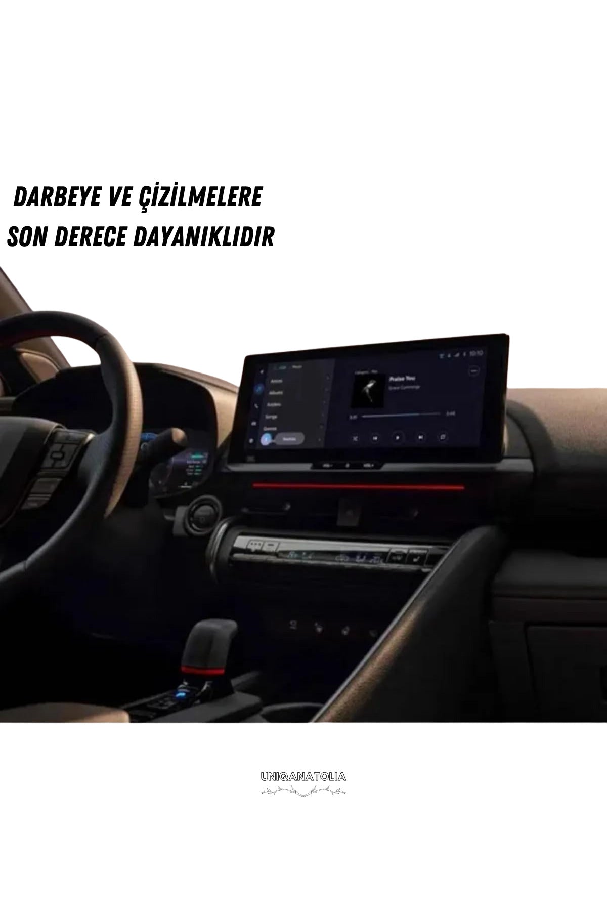 Toyota Yeni C HR 12.3 inç 2023-2024 Navigasyon ve Multimedya Uyumlu Nano Ekran Koruyucu