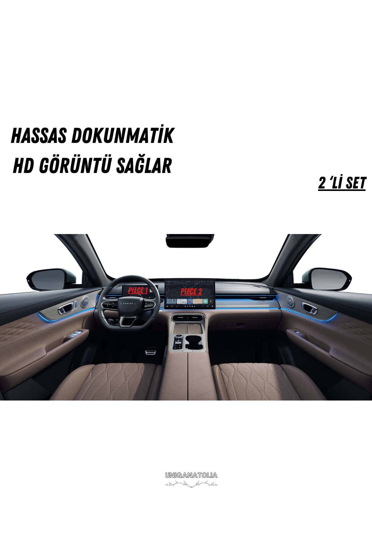 Chery Tıggo8 2026 Hayalet Gösterge Ve Multimedya Uyumlu Nano Ekran Koruyucu