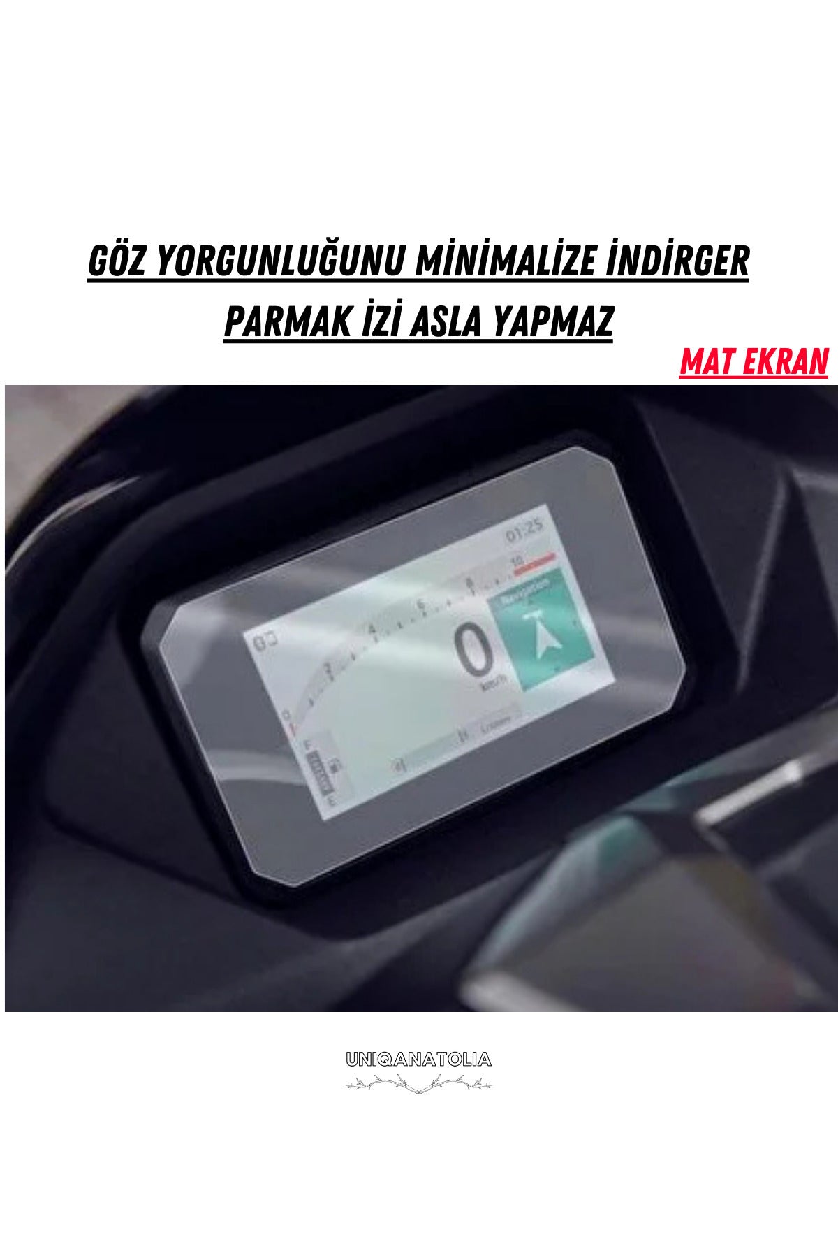 Honda Pcx DX 2025 Dijital Gösterge Uyumlu Mat Ekran Koruyucu