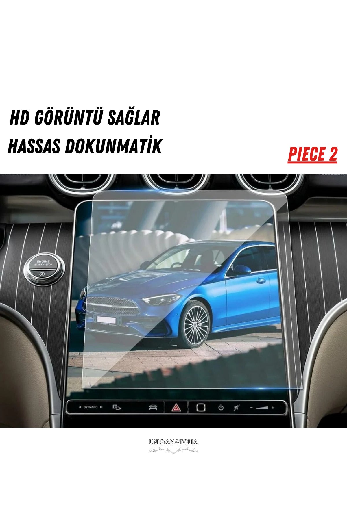 Mercedes GLC 180 2026 Hayalet Gösterge ve Multimedya Uyumlu Set Nano Ekran Koruyucu